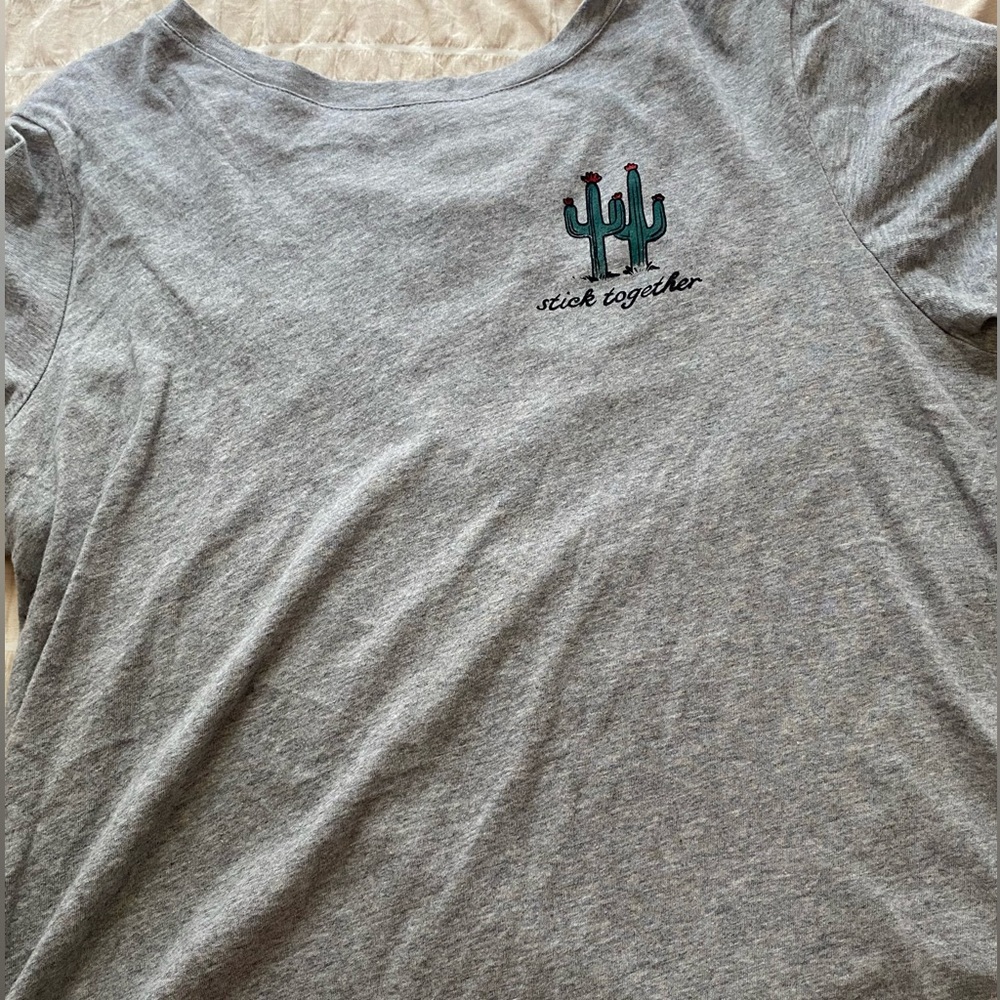 Grey Old Navy “Stick Together” Tshirt